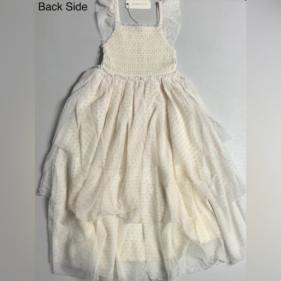 NWT Rylee + Cru Valentina Tiered Tulle Flower Girl Dress - Picture 7 of 8
